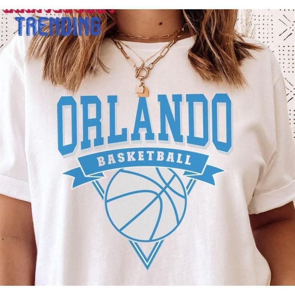 Orlando Basketball Shirt 80S Style Nba Tshirt S Bball